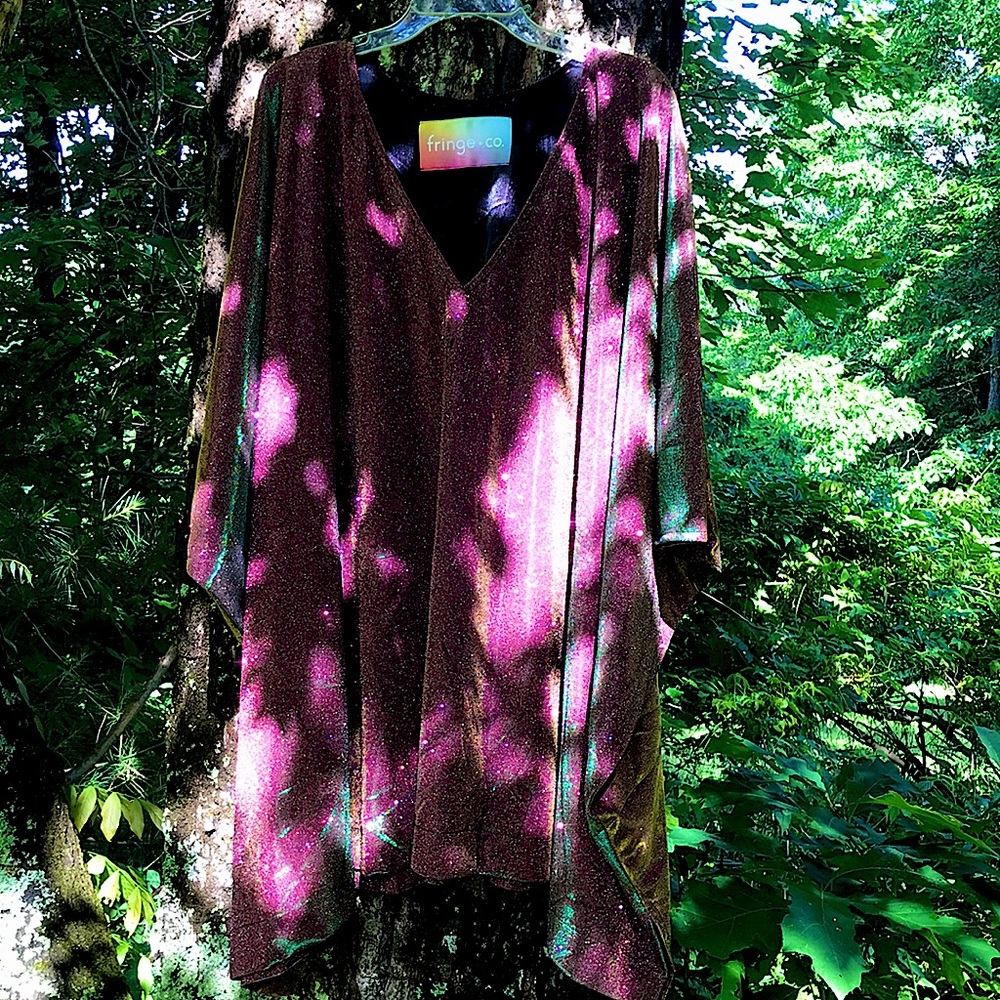 Sparkly Mardi Gras Caftan Dress